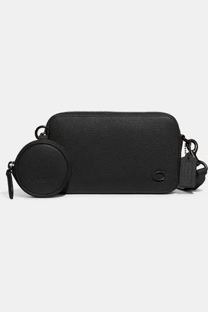 Coach Charter Slim Pebbled Leather Cross-Body Bag