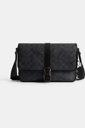 Coach League Jacquard-Canvas Messenger Bag