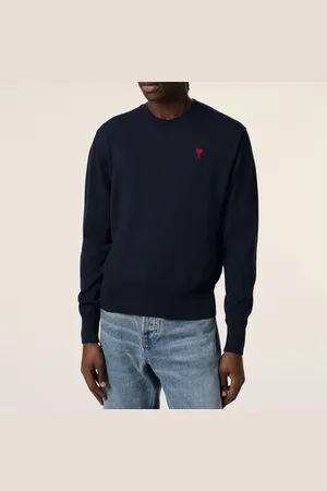 Ami Red de Coeur Wool Jumper - XL
