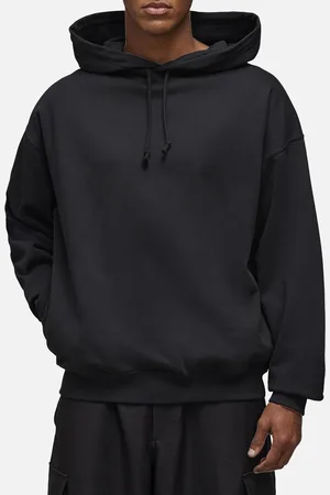 Y-3 GFX Back Logo Cotton-Blend Jersey Hoodie - XL