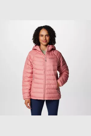 Columbia Powder Lite II Hooded Insulated Jacket - Pink Agave Size XS - Women
