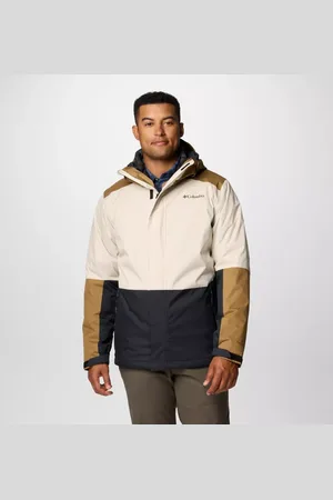 Columbia Point Park 3-In-1 Waterproof Insulated Jacket - Dark Stone Delta Black Size M - Men