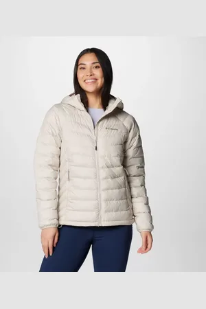 Columbia Powder Lite II Hooded Insulated Jacket - Dark Stone Size XS - Women