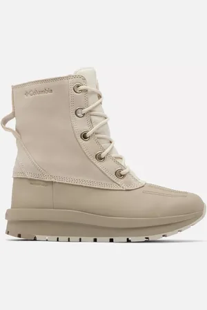 Columbia Moritza Shield II Omni-Heat Waterproof Snow Boot - Fawn Canvas Tan Size 8 UK - Women