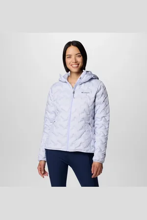 Columbia Delta Ridge II Down Hooded Jacket - Snowdrift Size XS - Women