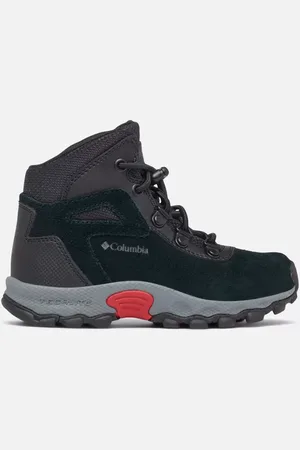 Columbia Newton Ridge Amped Hiking Boot - Mountain Red Size 9 UK - Children
