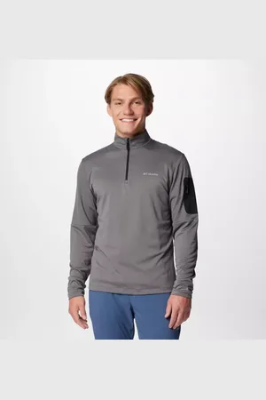 Columbia Tech Half zip Knit Sweatshirt - Black Size XL - Men