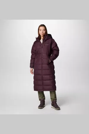 Columbia Pike Lake II Long Puffer Jacket - Moonvista Size S - Women