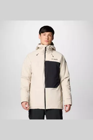 Columbia Winter District III Waterproof Ski Jacket - Dark Stone Black Size L - Men