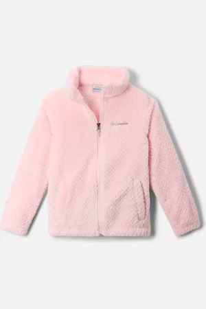 Columbia Fire Side Fleece Jacket - Satin Pink Size M (10-12 years) - Children