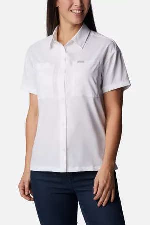 Columbia Silver Ridge Utility Short Sleeve Shirt - Size L - Women