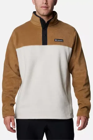 Columbia Steens Mountain II Half Snap Fleece - Dark Stone Delta Black Size XXL - Men