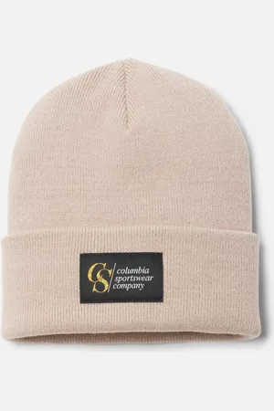 Columbia City Trek Heavyweight Beanie - Crushed Clay Heritage Patch Size O/S - Unisex