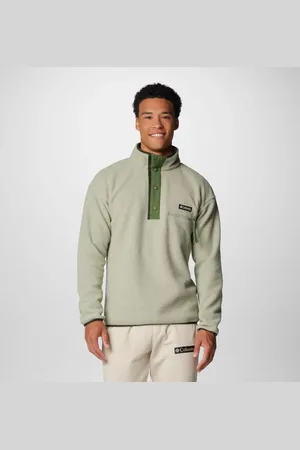 Columbia Helvetia Streetwear Fleece - Safari Size M - Men