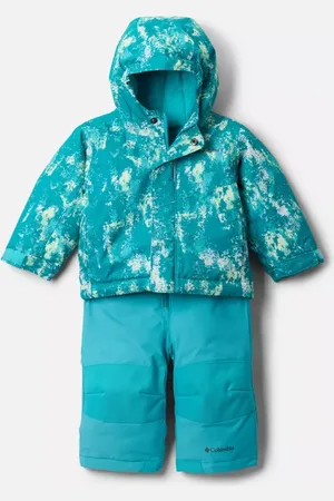 Columbia Infant Buga II Waterproof Snow Set - Geyser Timberwild Geyser Size 6/12 MO - Unisex