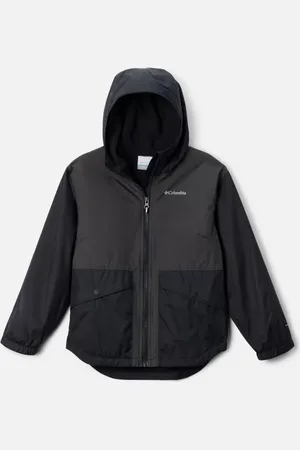 Columbia Rainy Trails III Fleece Lined Waterproof Jacket - Size XS (6-7 years) - Girls