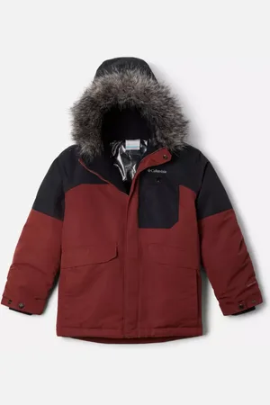 Columbia Nordic Strider II Waterproof Parka - Spice Black Size XL (18 years) - Boys