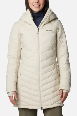 Columbia Joy Peak II Hooded Mid Insulated Jacket - Dark Stone Size S - Women