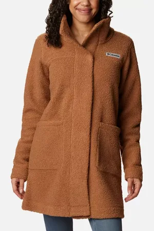 Columbia Panorama Long Sherpa Fleece Jacket - Size S - Women