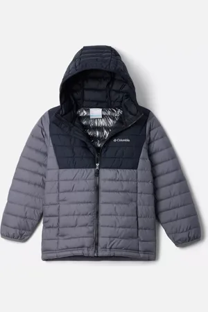 Columbia Powder Lite II Hooded Insulated Jacket - Black Size XS (6-7 years) - Boys