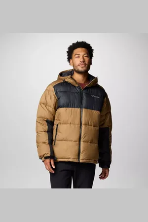 Columbia Pike Lake II Hooded Puffer Jacket - Delta Black Size S - Men