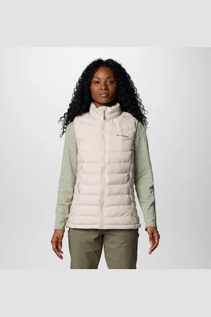 Columbia Powder Lite II Insulated Vest - Dark Stone Size M - Women