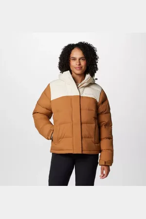 Columbia Bulo Point III Hooded Down Puffer Jacket - Dark Stone Size XS - Women