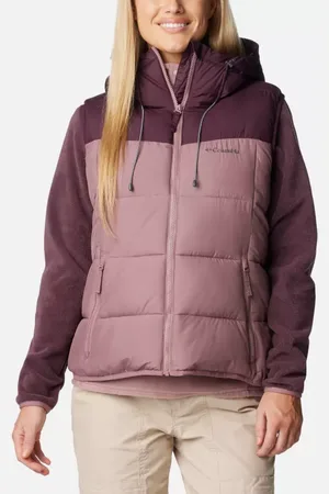 Columbia Pike Lake II Insulated Puffer Bodywarmer - Fig Moonvista Size M - Women