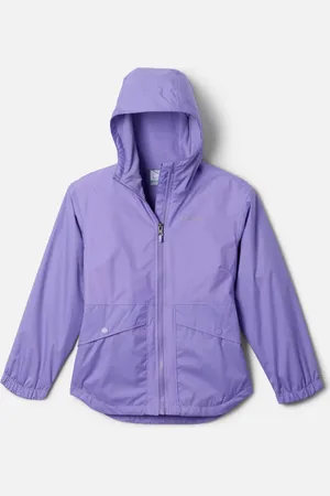Columbia Rainy Trails III Fleece Lined Waterproof Jacket - Size XXS (4-5 years) - Girls