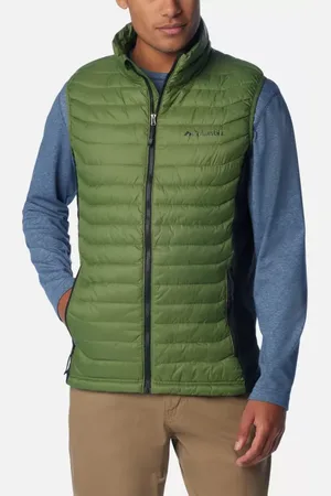 Columbia Powder Pass Vest - Canteen Black Size XS - Men