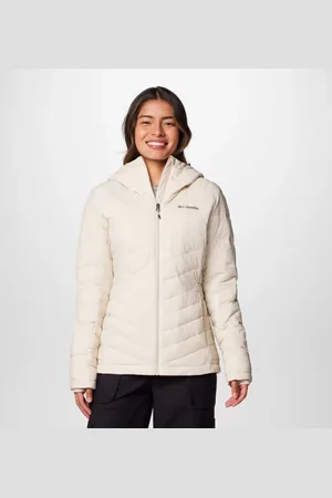 Columbia Joy Peak II Hooded Insulated Jacket - Dark Stone Size S - Women