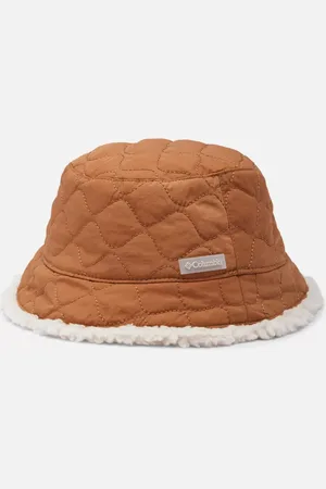 Columbia Winter Pass II Reversible Sherpa Quilted Bucket Hat - Chalk Size S/M - Unisex