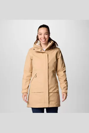Columbia Pulaski II 3-in-1 Waterproof Jacket - Canoe Dark Stone Size M - Women