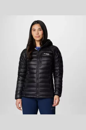 Columbia Arctic Crest Down Hooded Jacket - Size L - Women