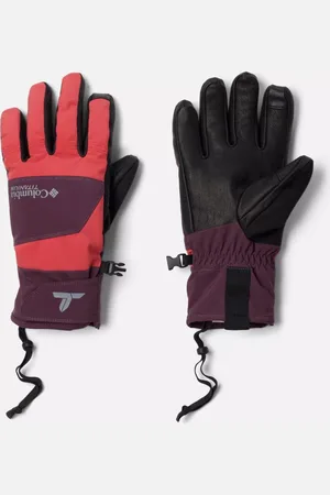 Columbia PowBound Waterproof Ski Gloves - Daredevil Moonvista Size M - Women