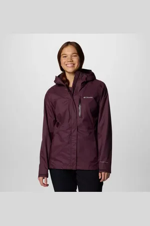 Columbia Pouring Adventure III Waterproof Hiking Jacket - Moonvista Size L - Women