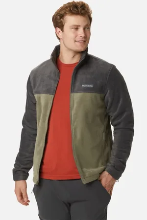 Columbia Steens Mountain 2.0 Fleece - Shark Stone Green Size M - Men