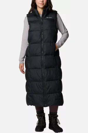 Columbia Puffect Long Puffer Vest - Size S - Women