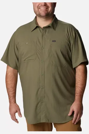 Columbia Silver Ridge Utility Lite Short Sleeve Shirt - Extended size - Stone Size 4X - Men