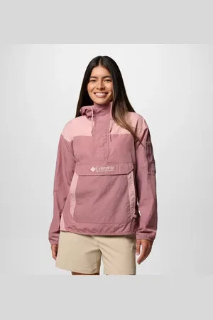 Columbia Challenger II Windbreaker - Fig Eraser Pink Size S - Women