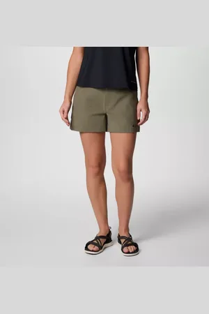 Columbia Brea Falls Nylon Hiking Shorts - Stone Size S - Women