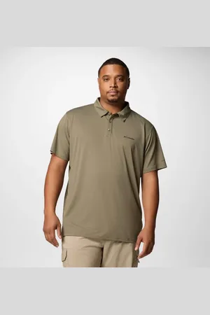 Columbia Tech Trail Utility Polo - Extended Size - Stone Size 6X - Men