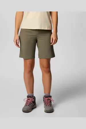 Columbia Leslie Falls Long Hiking Shorts II - Stone Size 12 UK - Women