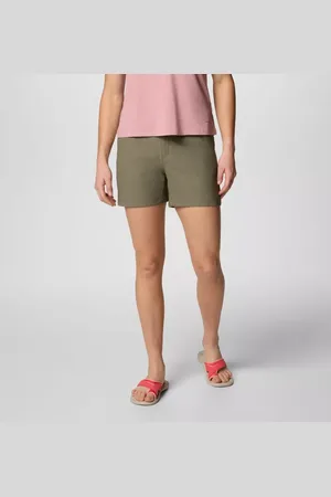 Columbia - Women Leslie Falls Hiking Shorts II - Stone Size 12 UK - Women