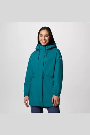 Columbia Splash Side II Waterproof Jacket - River Blue Crinkle Size XL - Women