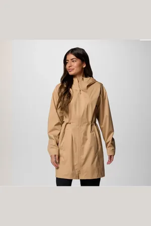 Columbia Weekend Adventure II Long Waterproof Jacket - Canoe Size XS - Women