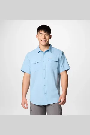 Columbia Utilizer II Solid Short Sleeve Shirt - Ripple Size XXL - Men