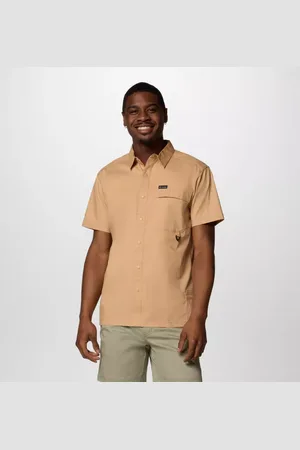 Columbia Landroamer Twill Short Sleeve Shirt - Canoe Size XXL - Men