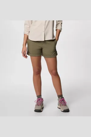 Columbia Silver Ridge Utility Hiking Shorts - Stone Size 12 UK - Women