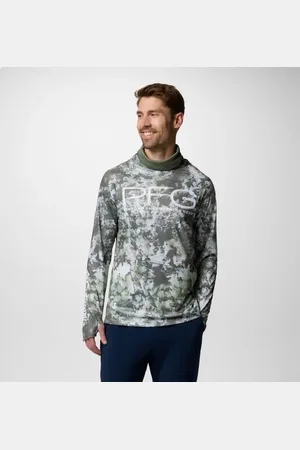 Columbia PFG Super Terminal Tackle Vent Hoodie - Cypress Seamoss Size XXL - Men